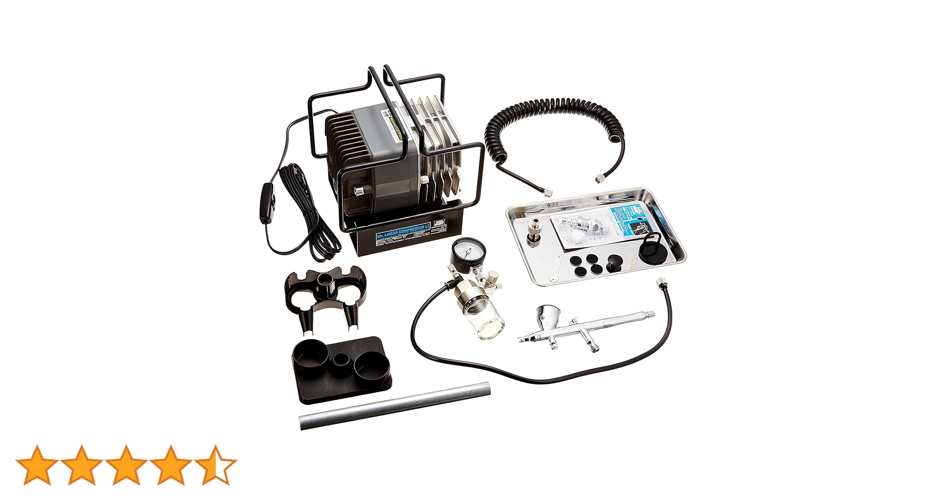 Mr. リニアコンプレッサーL7 プラチナセット　エアブラシ Amazon | GSIクレオス Mr.リニアコンプレッサー L7